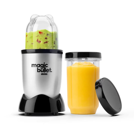 Magic Bullet Mini 14 Oz. Compact Personal Blender Silver/Black  Portable Blender， Food Mixer ， Juice